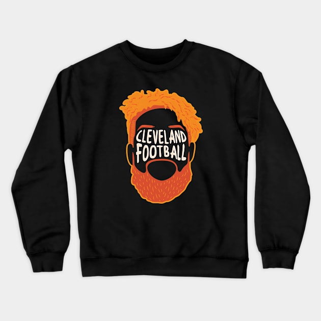 Cleveland Football New Addition Crewneck Sweatshirt by DeepDiveThreads